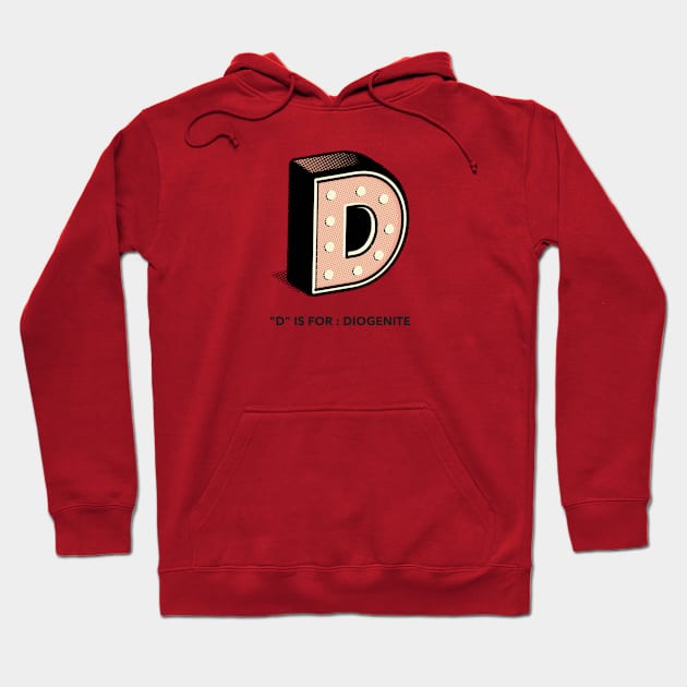 Meteorite Collector "D" is for: Diogenite" Meteorite Hoodie by Meteorite Factory